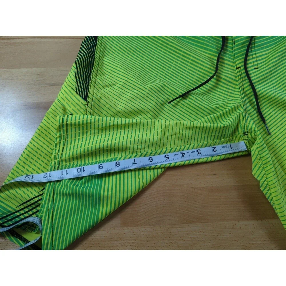 Billabong Board Shorts Yellow Green Mens 32 Joel Parkinson Platinum X Stretch
